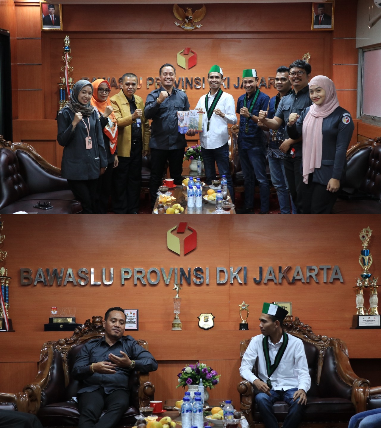 Bawaslu Provinsi DKI Jakarta Menerima Audiensi HMI Badko Jabodetabeka-Banten  Â   Â 