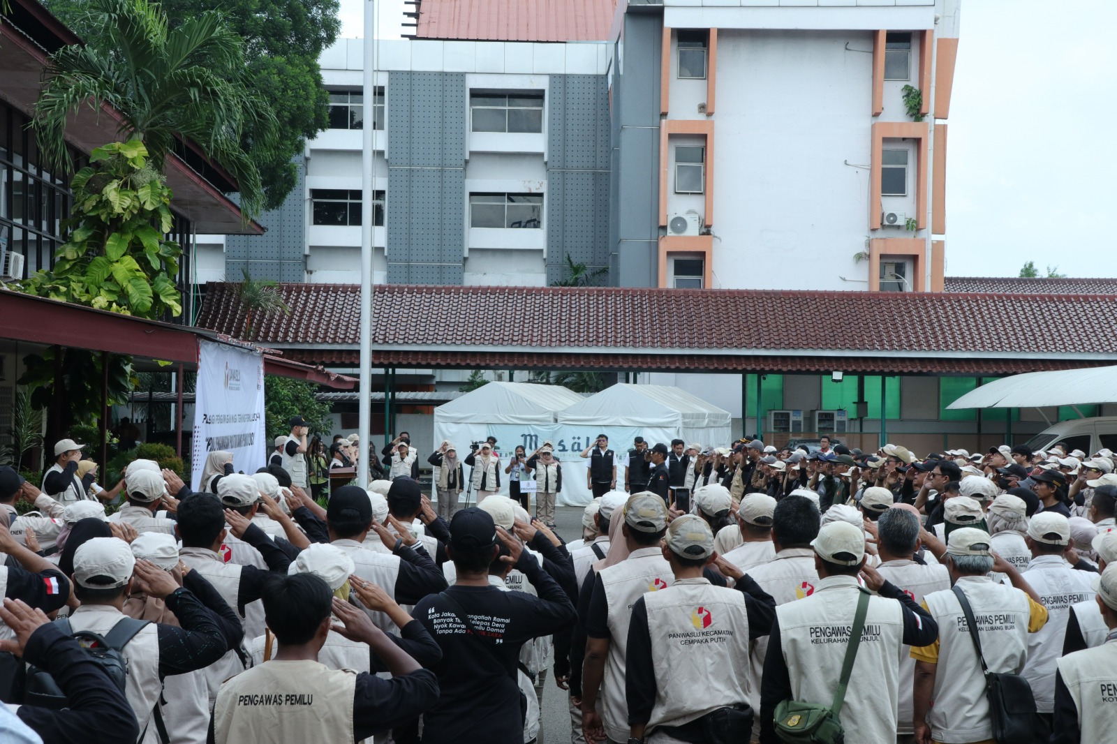 Bawaslu DKI Jakarta Gelar Apel Siaga Pengawasan Masa Tenang  Â 