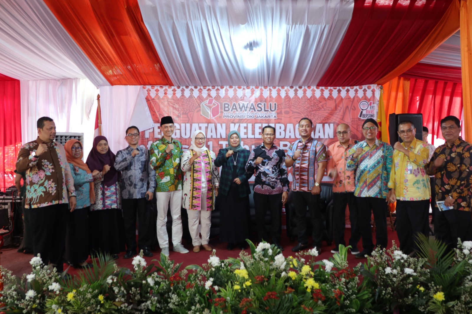 Menyambut HUT ke-11 Tahun, Bawaslu Provinsi DKI Jakarta Gelar Doa Lintas Agama Untuk Pemilu Damai