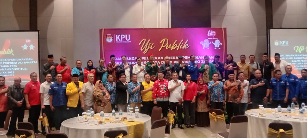 Uji Publik Rancangan Penataan Daerah Pemilihan dan Alokasi Kursi Anggota DPRD Provinsi DKI Jakarta dalam Pemilu Tahun 2024