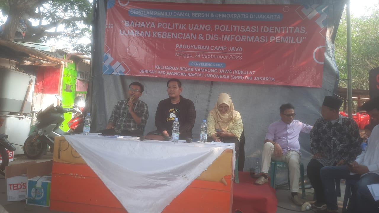Bawaslu Jakarta Barat Menghadiri Kegiatan Antisipasi Bahaya Politik Uang, Politisi Identitas, Ujaran Kebencian dan Dis-informasi Pemilu