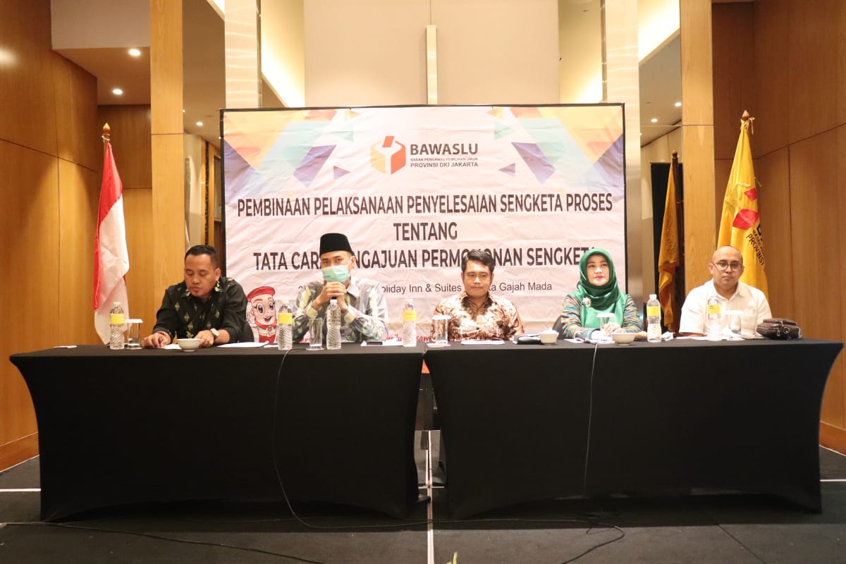 Bawaslu Provinsi DKI Jakarta Gelar Sosialisasi Tata Cara Pengajuan Permohonan Penyelesaian Sengketa Di Bawaslu Kepada Seluruh Bakal Calon DPD DKI Jakarta