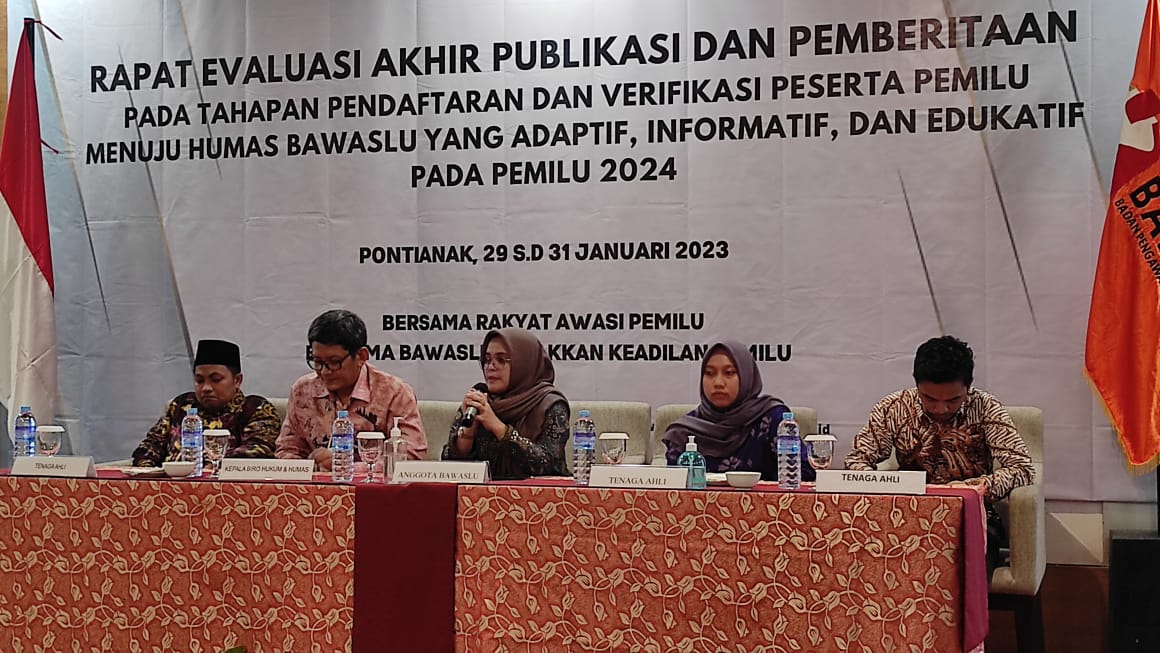 Bawaslu Provinsi DKI Jakarta Menghadiri Kegiatan Rapat Evaluasi Akhir Publikasi dan Pemberitaan
