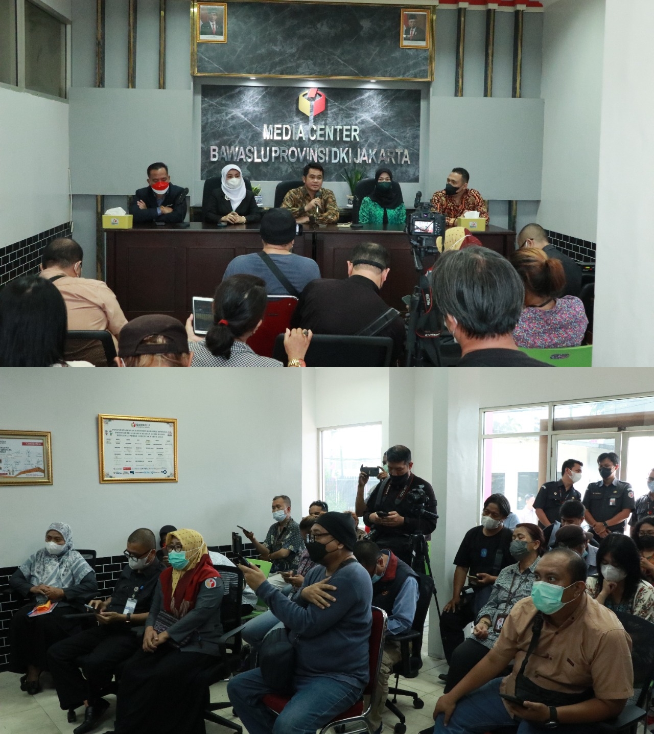 Bawaslu DKI Jakarta gelar Konferensi Pers Hasil Pengawasan Verifikasi Administrasi Partai Politik Pada Pemilu Tahun 2024