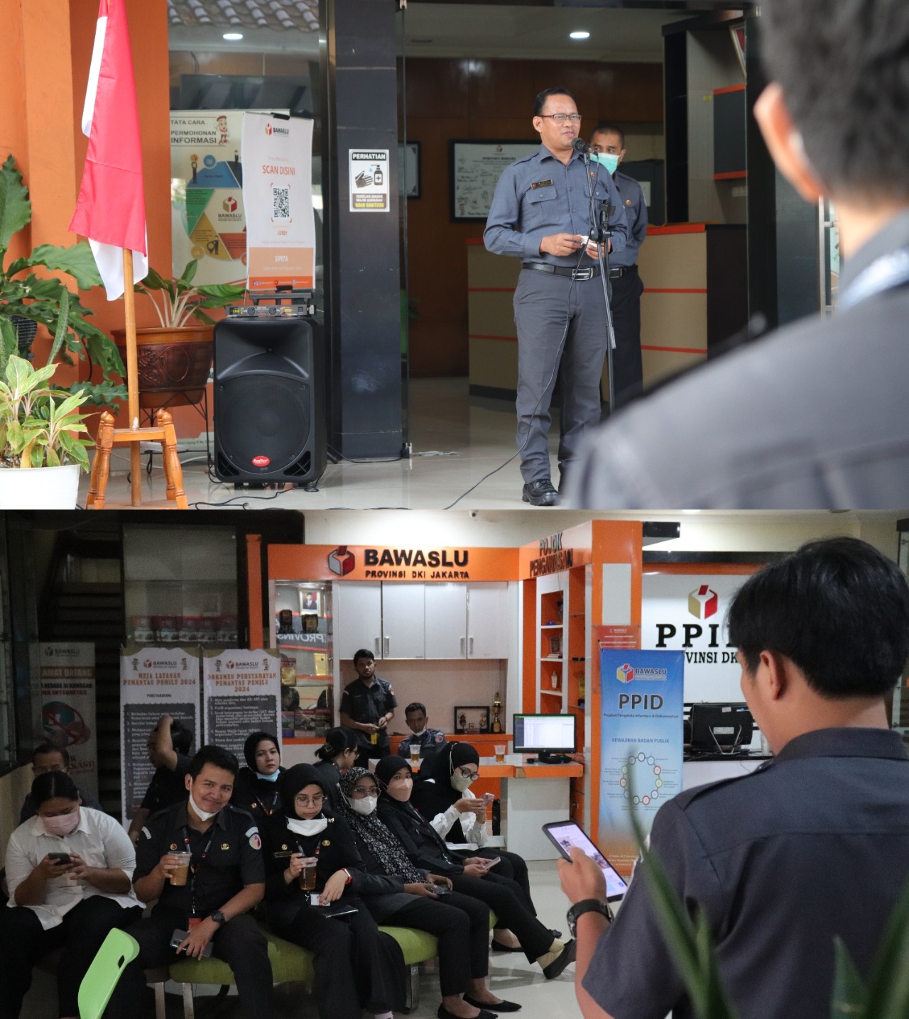 Pimpin Apel Pagi Muhammad Jufri Ingatkan Disiplin Waktu