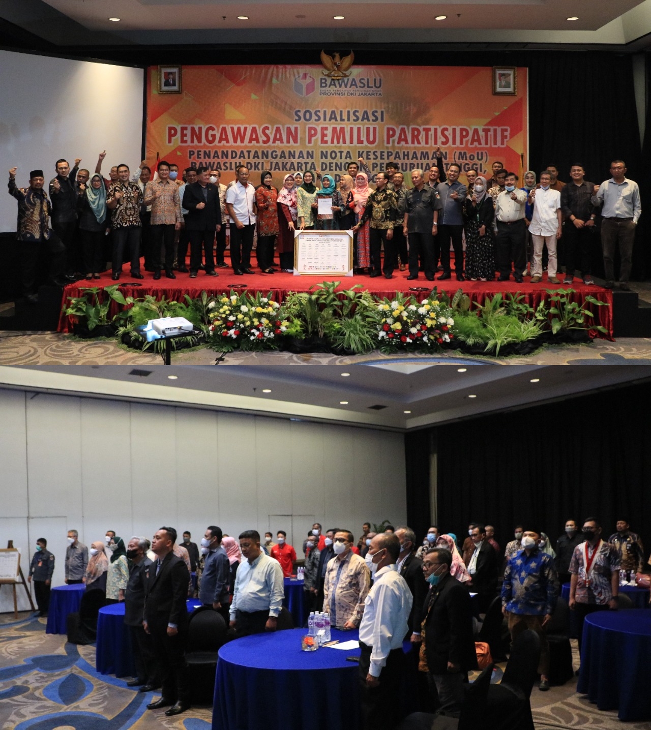 Bawaslu DKI Jakarta Bersama Perguruan Tinggi, Ormas dan NGO Komitmen Mengawal Pemilu 2024