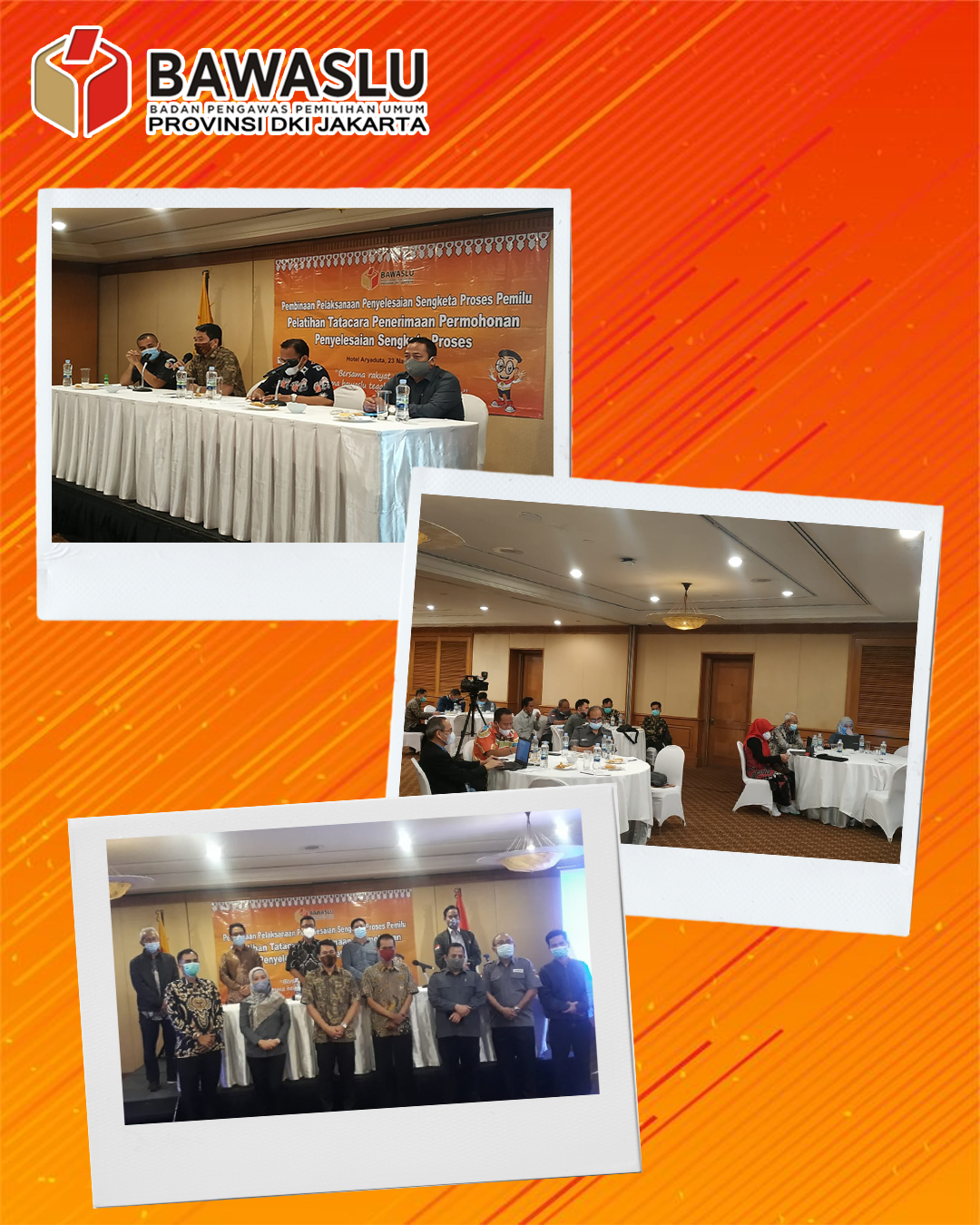 Bawaslu Provinsi DKI Jakarta Menggelar Pelatihan Tata cara Penerimaan Permohonan Penyelesaian Sengketa