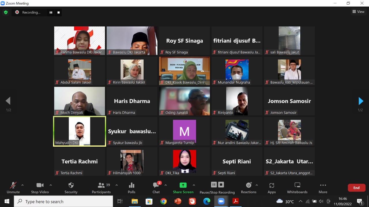 Rekrutmen Panwaslu Kecamatan Segera Dibuka, Rakhma Pimpin Langsung Rapat Persiapan