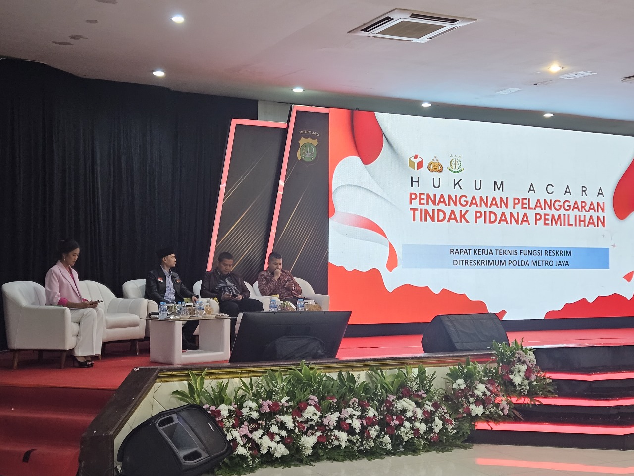 Ketua Bawaslu Provinsi DKI Jakarta Hadiri Kegiatan Rakernis Fungsi Reskrim Polda Metro Jaya