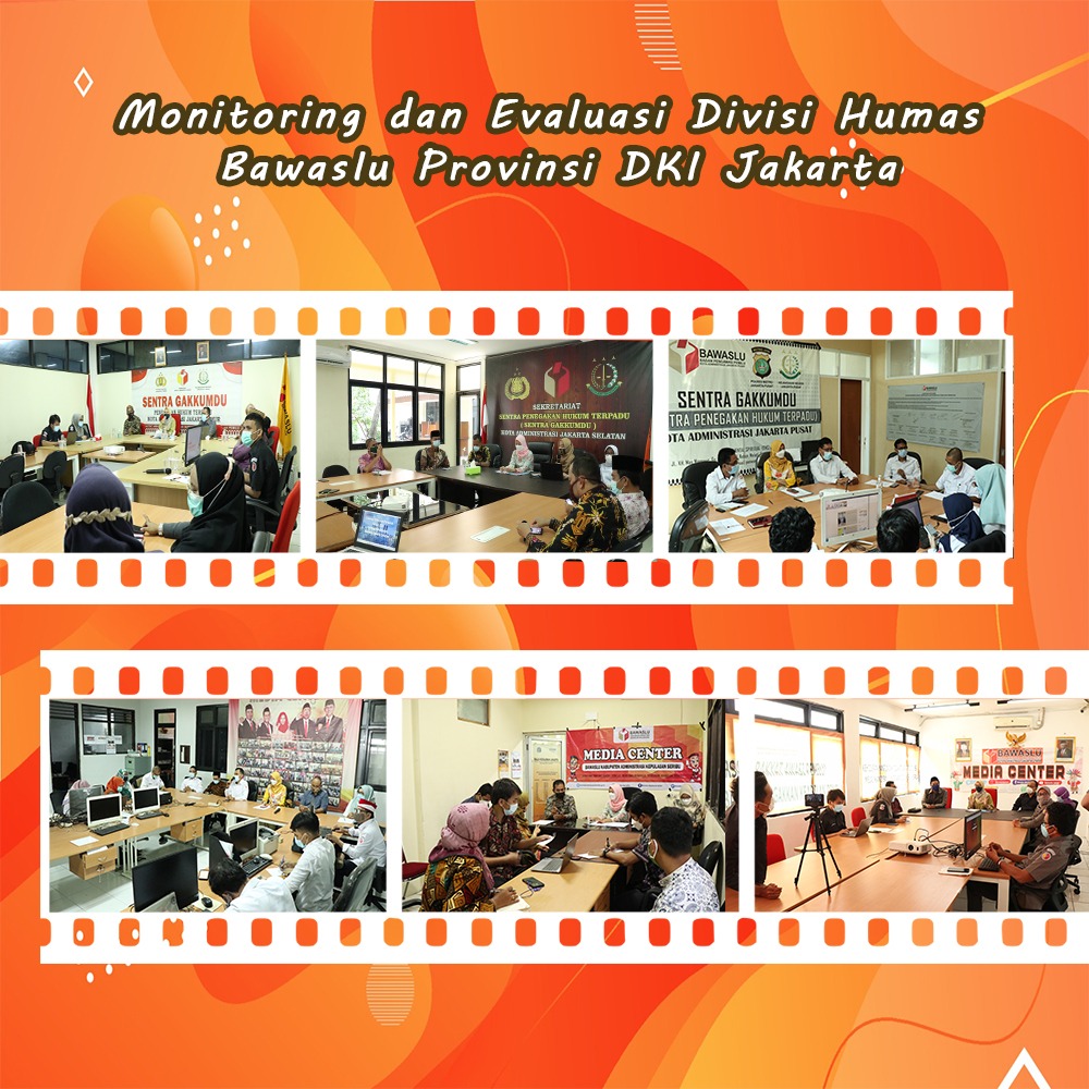Rangkaian Perjalanan Monev Kehumasan Bawaslu DKI Jakarta