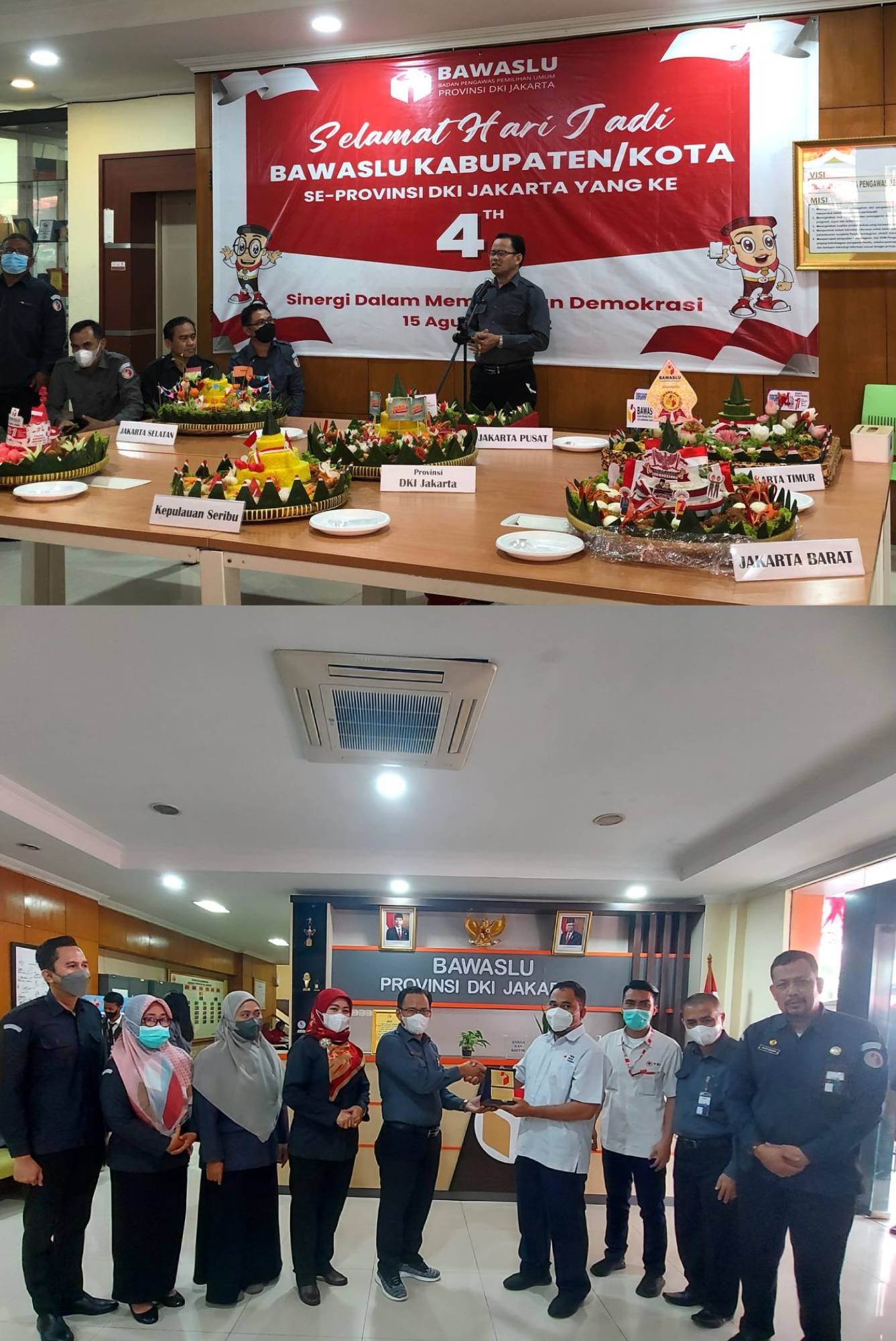 Syukuran HUT Ke-4 Bawaslu Kabupaten/Kota Se-Provinsi DKI Jakarta