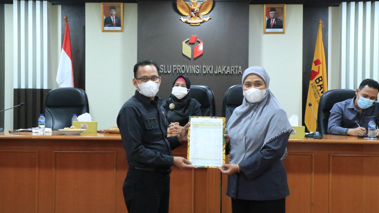 Bawaslu Kabupaten/Kota DKI Jakarta menerima Pagu  Anggaran Tahun 2022