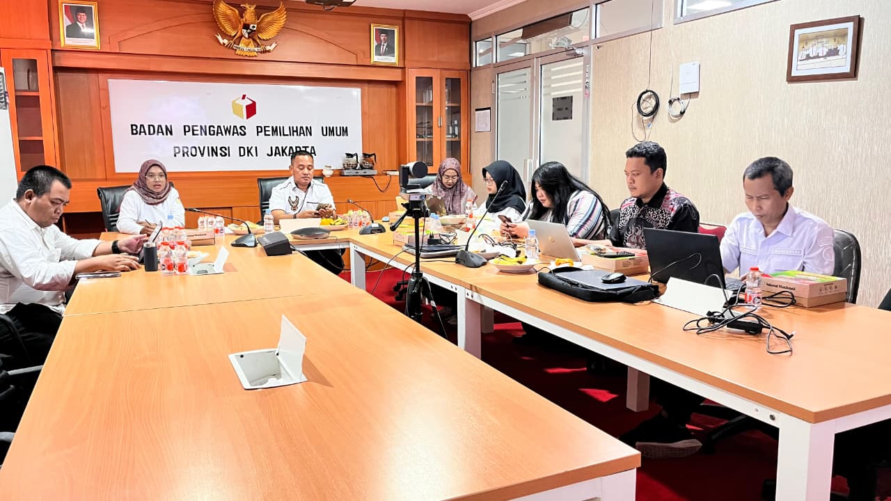 Bawaslu Provinsi DKI Jakarta Menyelenggarakan Rapat Koordinasi FInalisasi Persiapan Pendidikan Pengawas Partisipatif (P2P) Tahun 2026