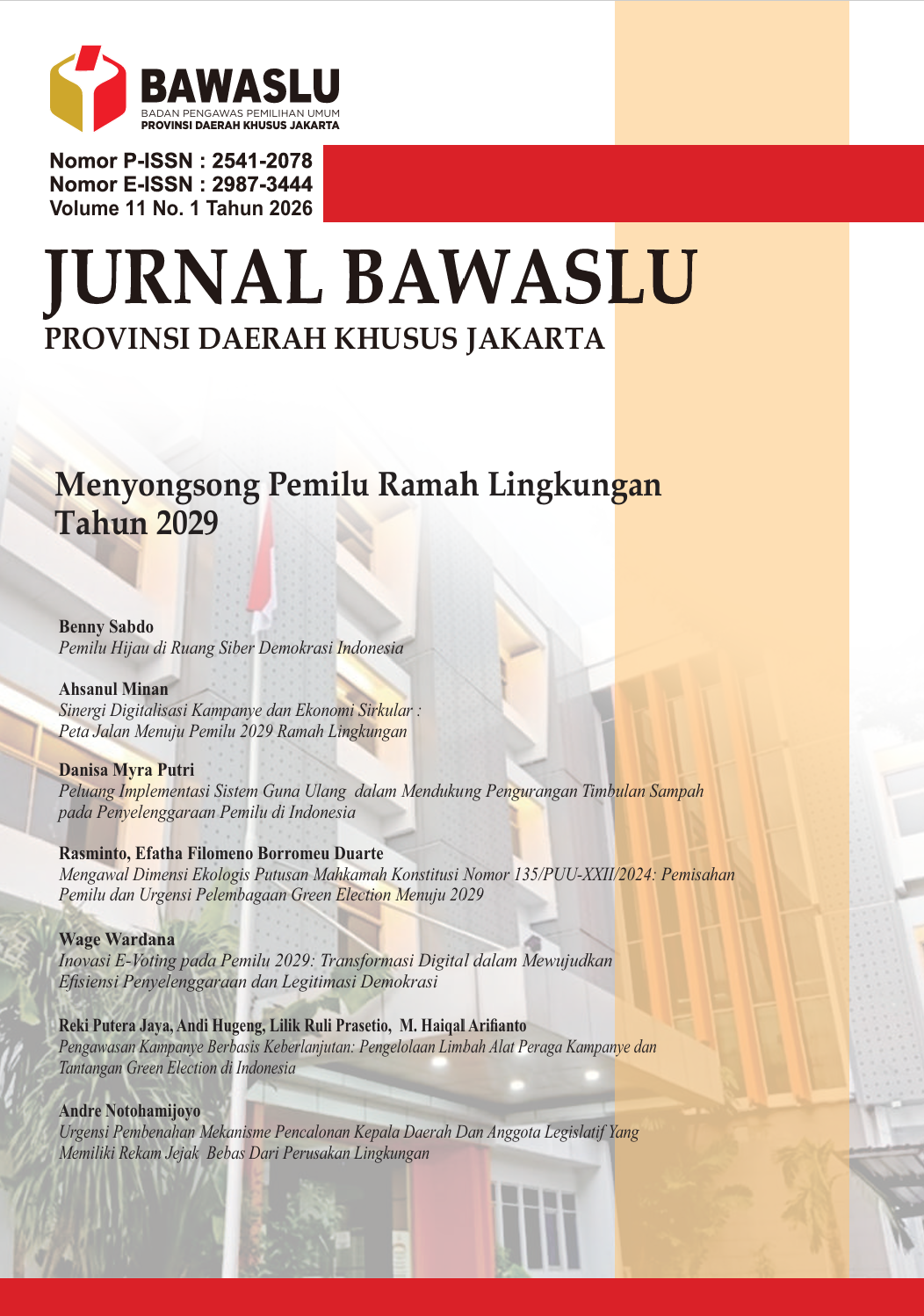 Jurnal Bawaslu DKI Jakarta Volume 11 No.1 Tahun 2026