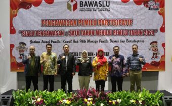 Bawaslu Provinsi DKI Jakarta Menggelar Kegiatan Siaga Pengawasan : Satu Tahun Menuju Pemilu Tahun 2024.