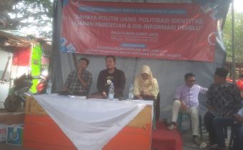 Bawaslu Jakarta Barat Menghadiri Kegiatan Antisipasi Bahaya Politik Uang, Politisi Identitas, Ujaran Kebencian dan Dis-informasi Pemilu