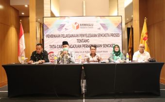 Bawaslu Provinsi DKI Jakarta Gelar Sosialisasi Tata Cara Pengajuan Permohonan Penyelesaian Sengketa Di Bawaslu Kepada Seluruh Bakal Calon DPD DKI Jakarta