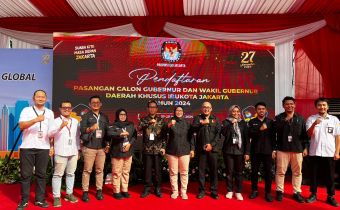 Bawaslu Provinsi Jakarta Lakukan Pengawasan Pendaftaran Calon Gubernur dan Wakil Gubernur Provinsi Jakarta.