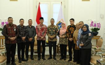 Temui PJ Gubernur, Bawaslu Provinsi DKI Jakarta Melakukan Koordinasi Dengan Pemprov DKI Jakarta Dalam Persiapan Pengawasan Pemilu 2024.