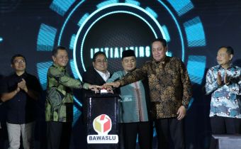 Bawaslu Provinsi DKI Jakarta Menghadiri Launching Pemetaan Kerawanan Pemilu Serentak 2024