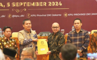 Bawaslu DKI Jakarta Awasi Hasil Penyampaian Penelitian Persyaratan Administrasi Calon Gubernur dan Wakil Gubernur Provinsi Jakarta