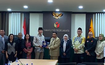 Bawaslu Provinsi DKI Jakarta Terima Kunjungan National Commision for Election Republic Democratic Timor-Leste (CNE/KPU)