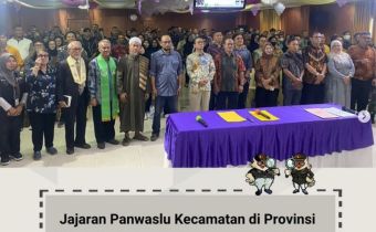Jajaran Panwaslu Kecamatan di Provinsi DKI Jakarta Lantik Pengawas TPS (PTPS) untuk Pemilihan Gubernur dan Wakil Gubernur Tahun 2024