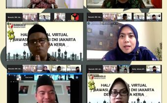 Halal Bihalal Virtual, Bawaslu DKI Jakarta dan Kata Mitra Kerja