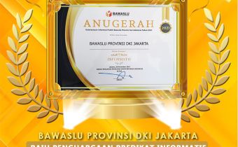 Bawaslu Provinsi DKI Jakarta Meraih Predikat INFORMATIF Tahun 2021